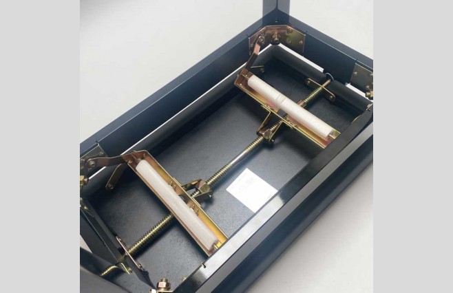 Steinhoven DX16PE "Staccato" Polished Ebony Adjustable Height Piano Stool With Storage - Image 7